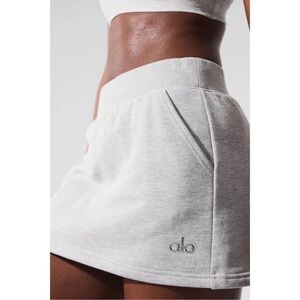 NWT ALO Accolade Gray SKORT Sz Medium